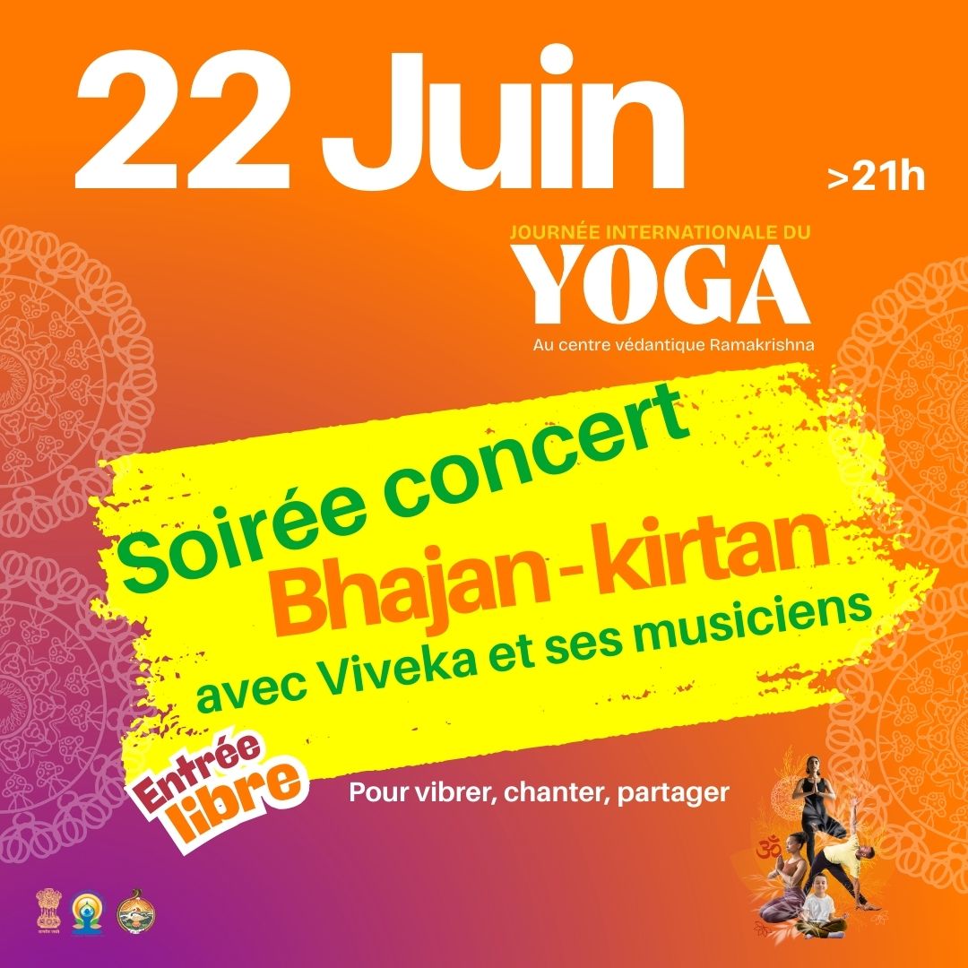 Concert de clôture du Festival du Yoga au CVR avec Viveka et ses musiciens