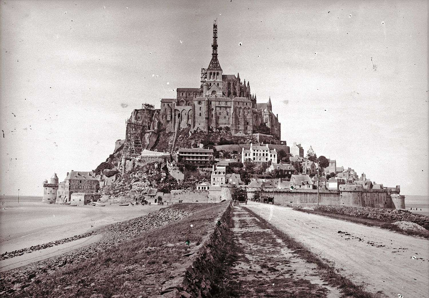 Mont-Saint-Michel in the 1900s